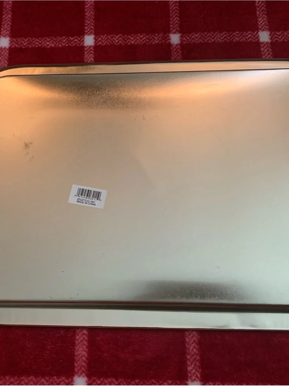 Vintage Susan Winget Collectibles Metal Rectangular Tray